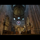 Westchor mit vier Rosenfenstern